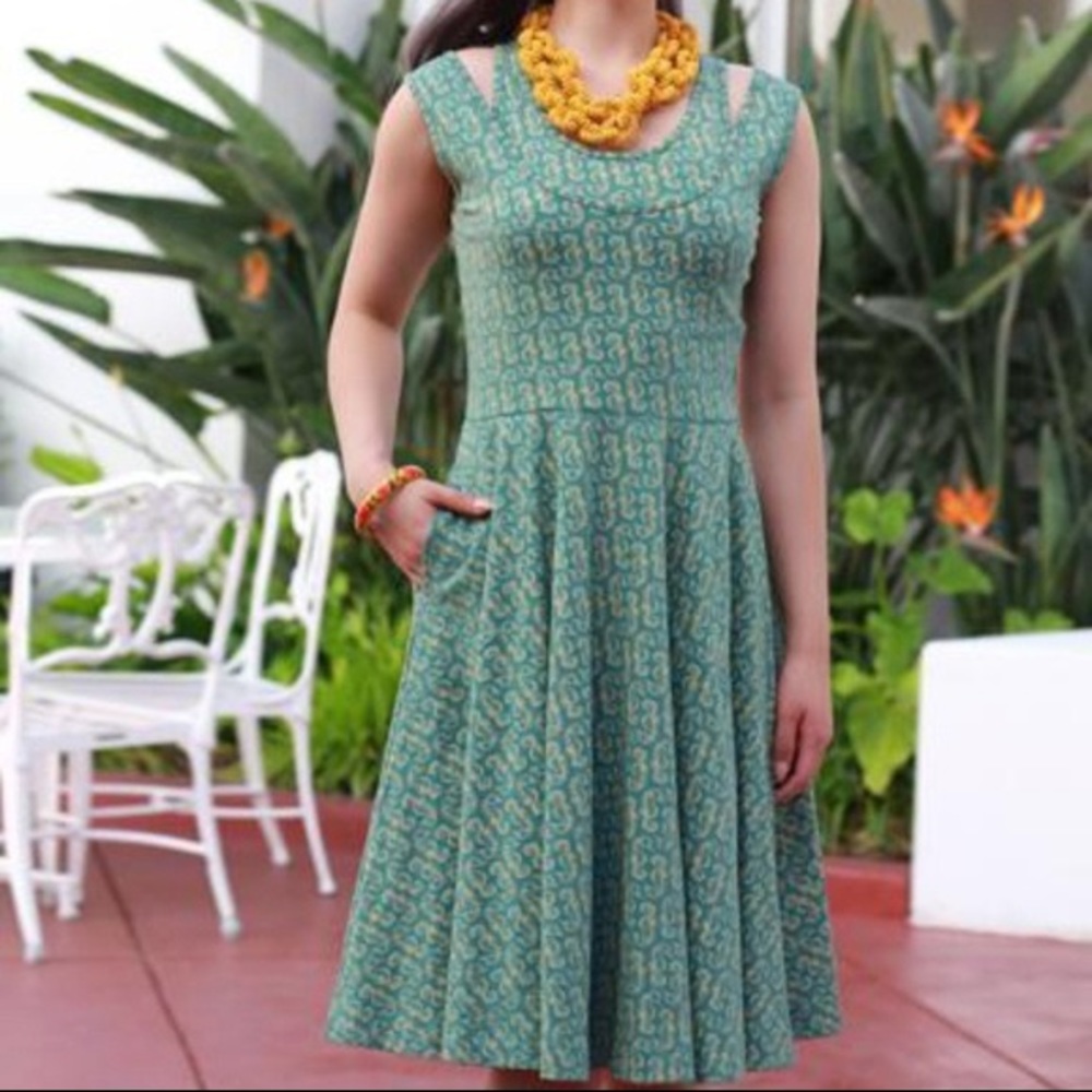 Effie’s Heart NWT Oui Dress Seahorse